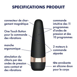Satisfyer Satisfyer Pro 3 Vibration - noir